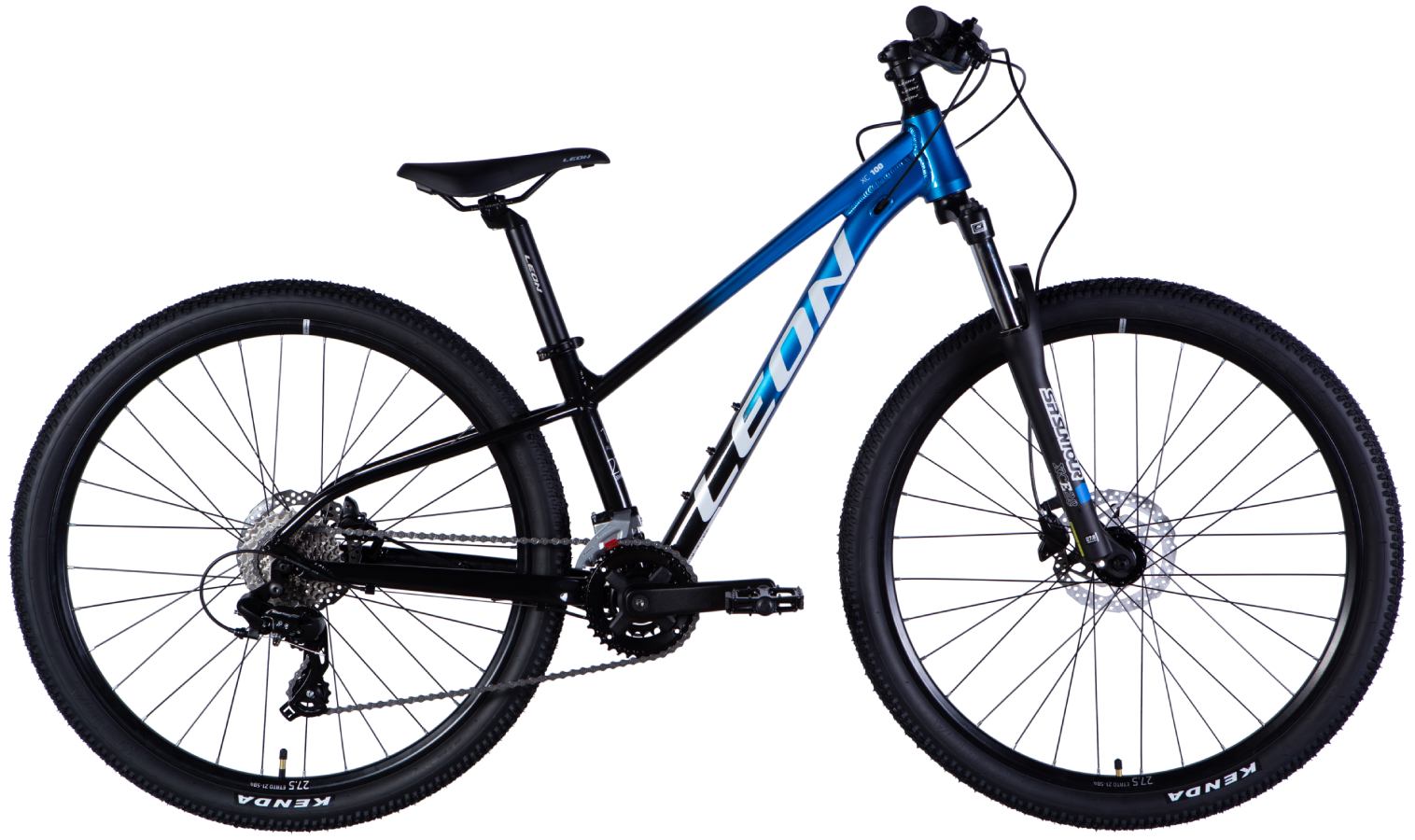Велосипед Leon XC 100 HDD 27,5", розмір XS, рама 13", 2025, синiй з чорним 
